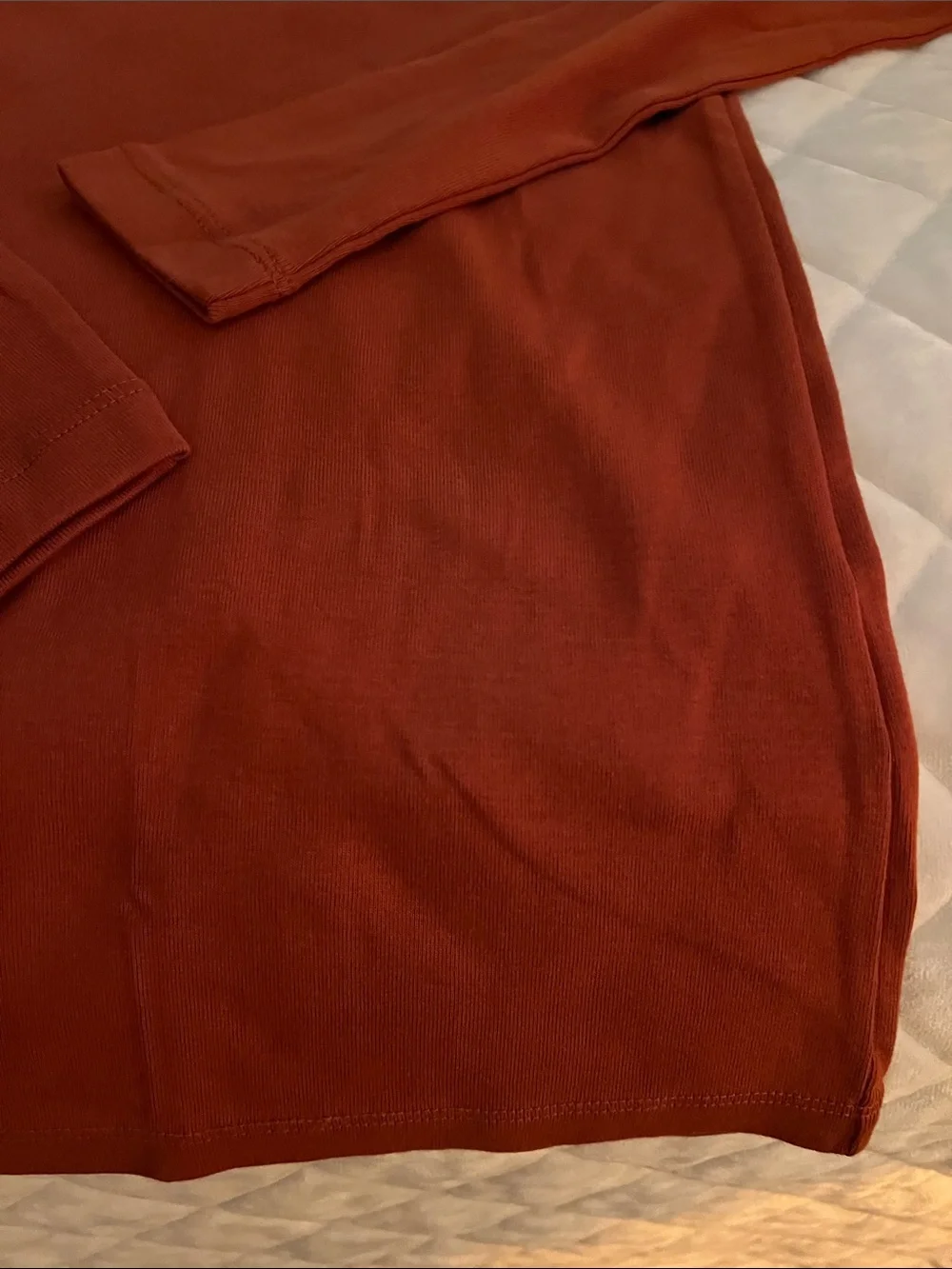 J. Crew Burnt Orange Crewneck Tee